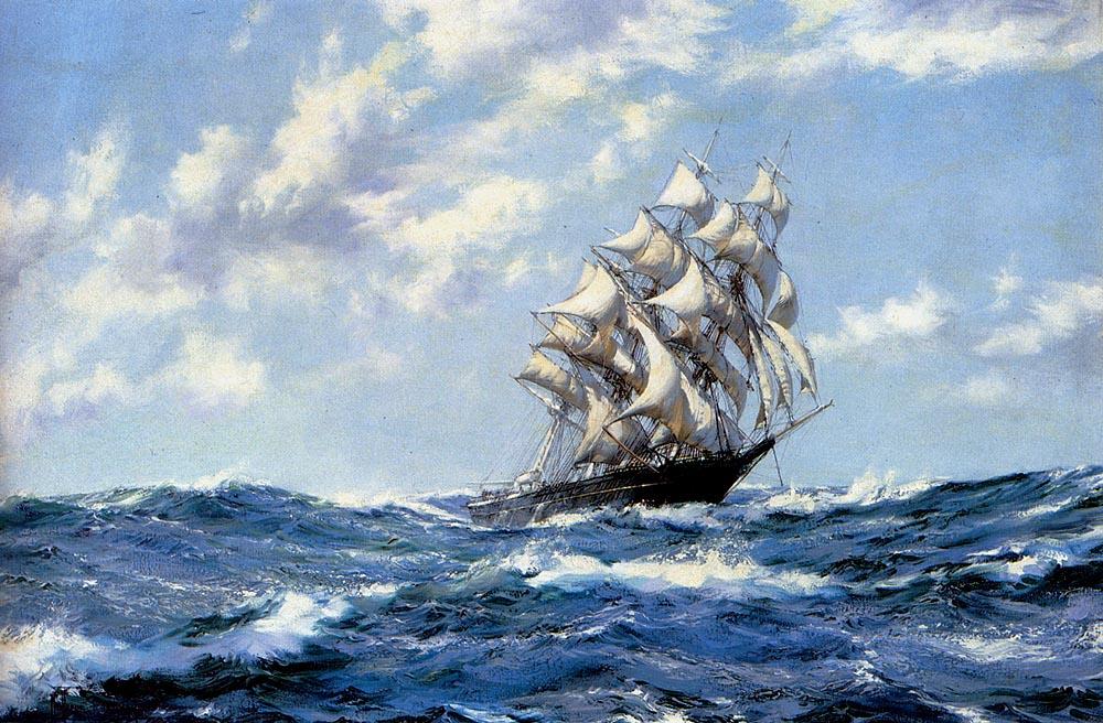 Montague Dawson Canvas Paintings page 3